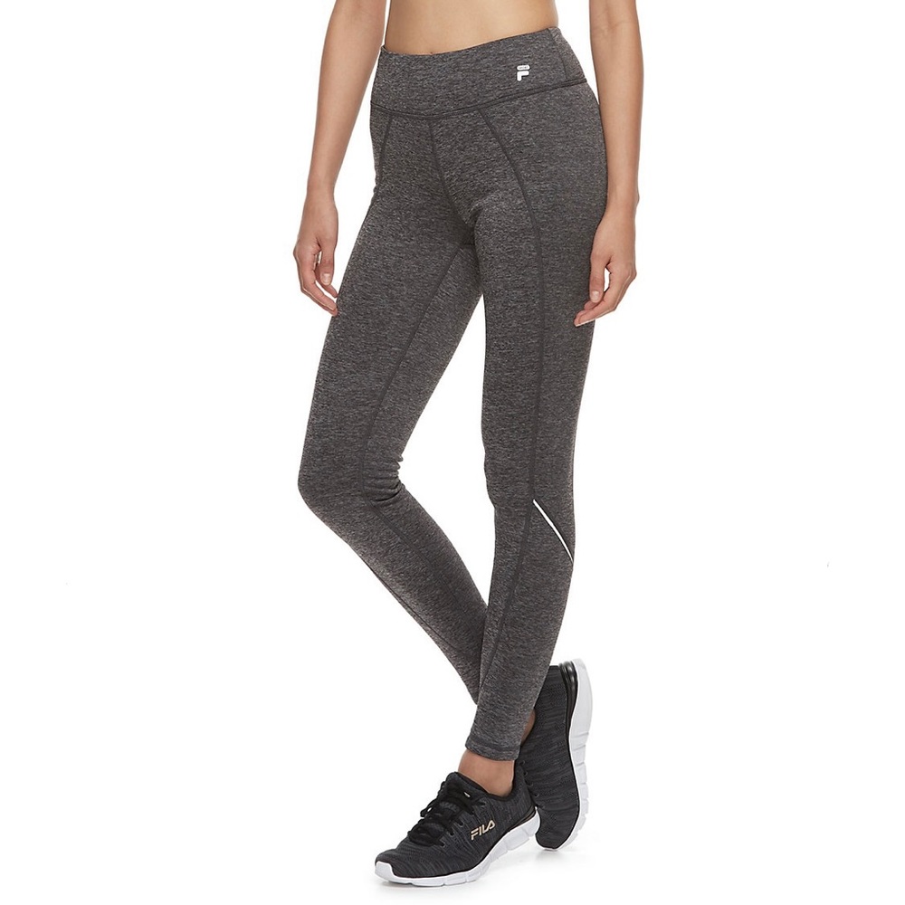 Fila Zipper-Pocket Fleece Leggings, XS